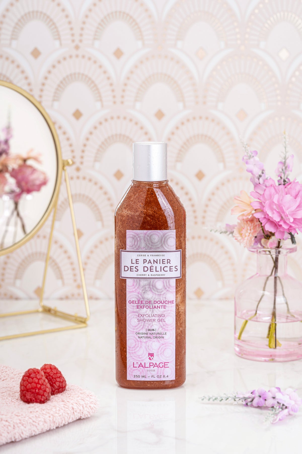 Gelée de Douche Exfoliante 250ml Le Panier des Délices