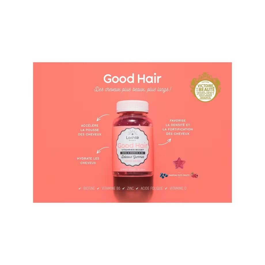 Lashilé Beauty Good Hair – Hair Beauty, Growth & Strength Gummies