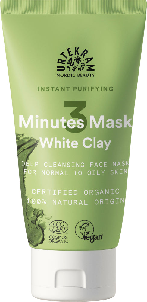 URTEKRAM Facemask White Clay