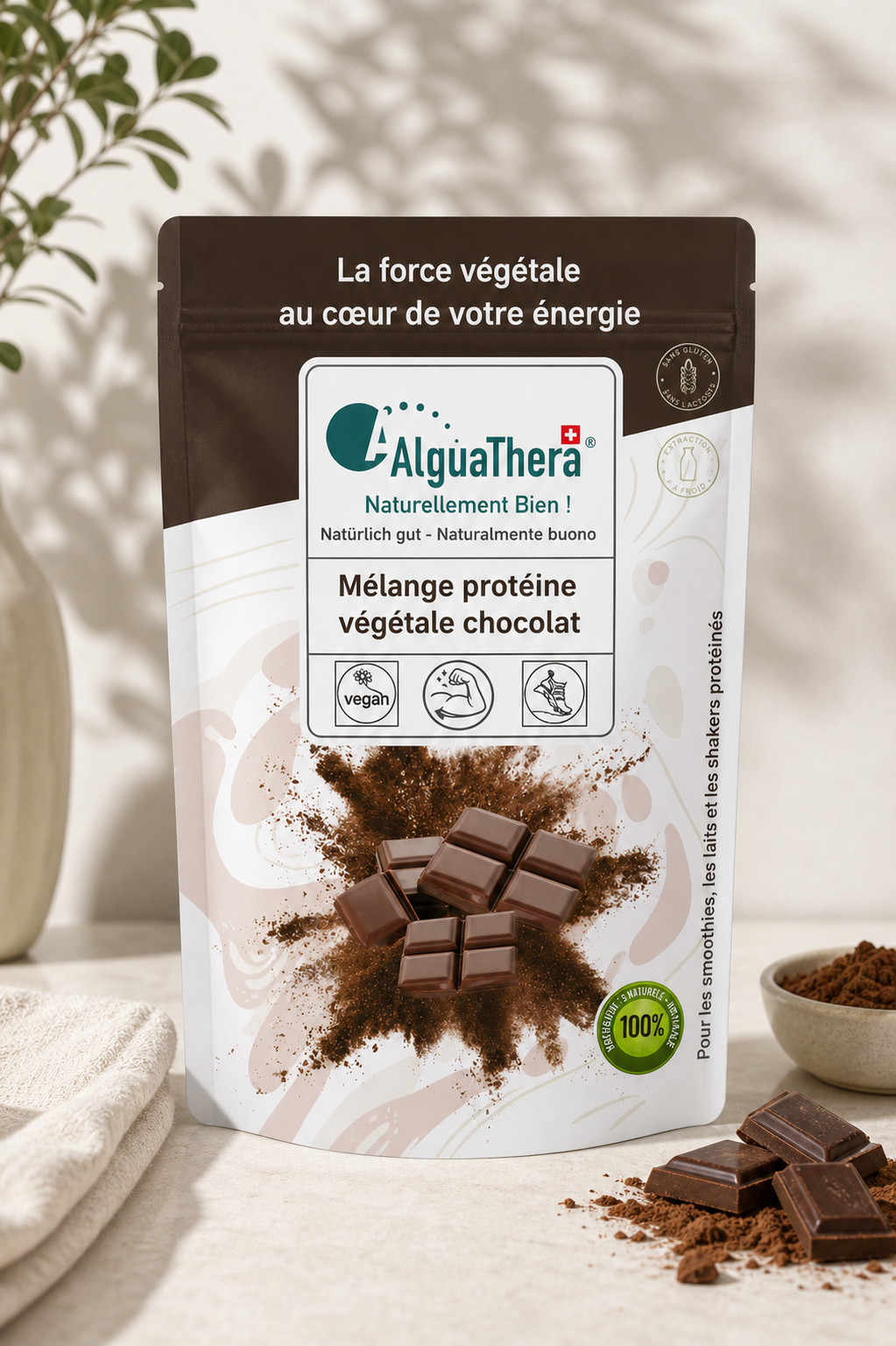 Plant-Based Protein Chocolate – Indulgence & Natural Performance
