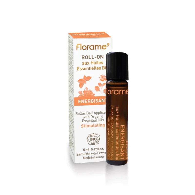 FLORAME - Roll-on Énergisant aux Huiles Essentielles Bio - Revitalisez vos Sens ! 🌿✨