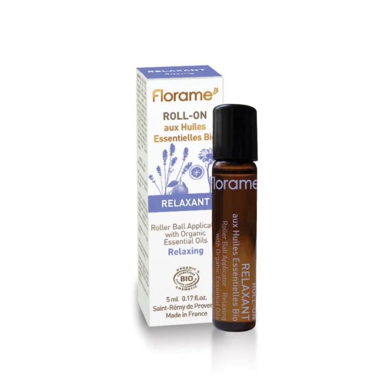 FLORAME - Relaxing Roll-On with Organic Essential Oils - Calm Your Senses Naturally 🌿✨