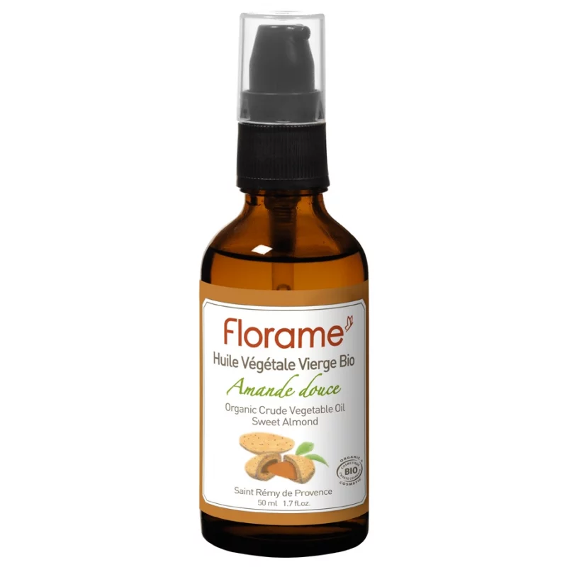 FLORAME - Sweet Almond Oil Organic - Nourish Your Skin Naturally! 🌿✨