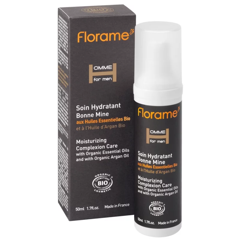 FLORAME - Moisturizing Cream for Men with BIO Cedar & Argan - Hydrate & Refresh Your Skin! 🌿💧