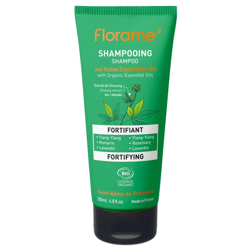 FLORAME - Shampooing Fortifiant aux Huiles Essentielles Bio - Nourrissez vos Cheveux Naturellement ! 🌿✨