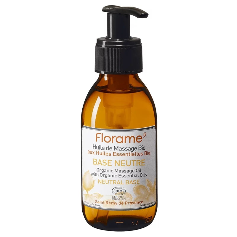 FLORAME - Organic Massage Oil Neutral Base - Ultimate Relaxation Awaits! 🌿✨