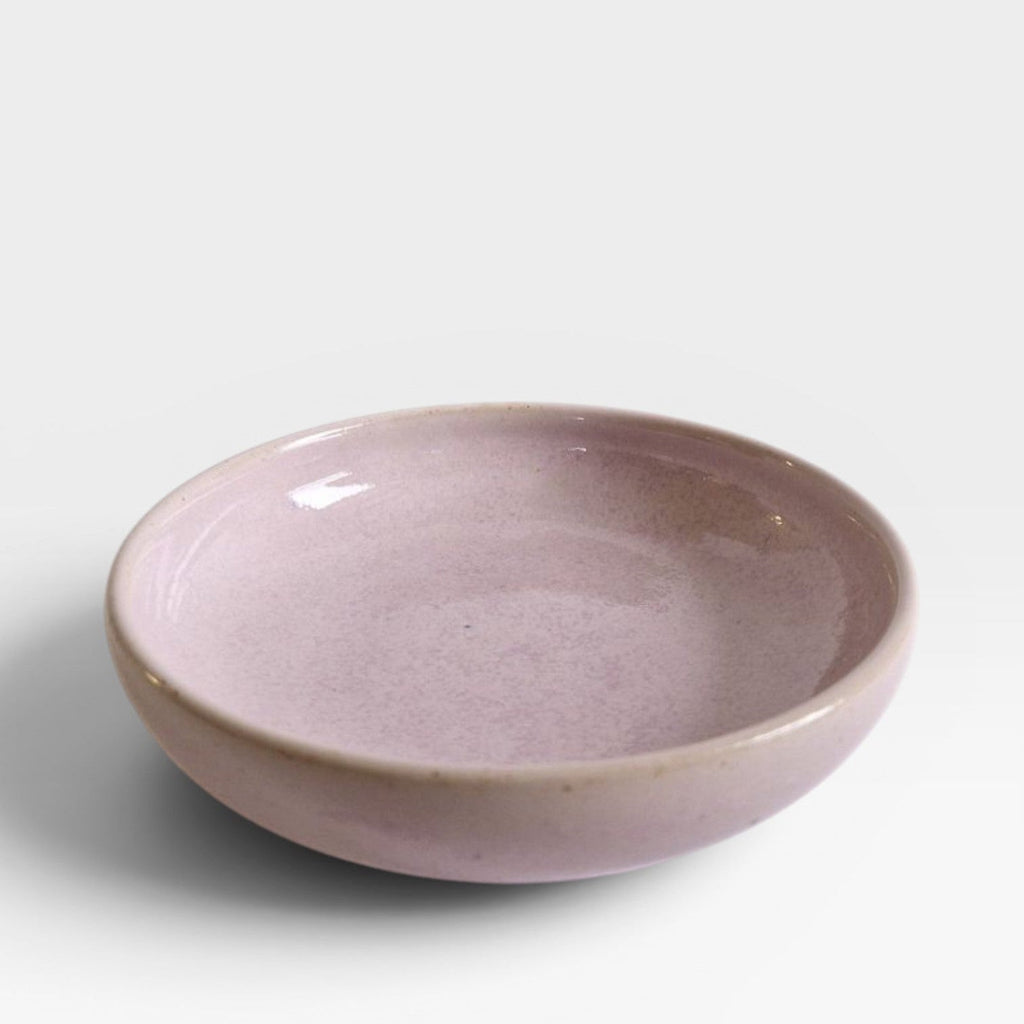 Coupe d'encens en céramique violette
