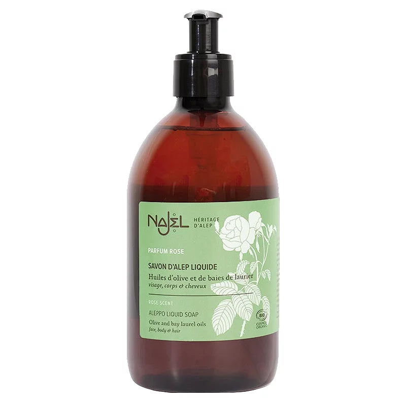 Najel - Liquid Aleppo Soap with Organic Lavender Floral Water - Pamper Your Skin Naturally! 🌿✨