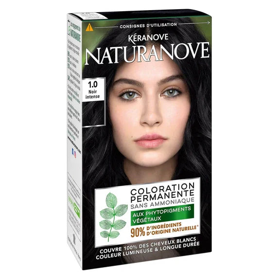 NaturaNove Permanent Color Intense Black 1.0 - Long-Lasting Vibrant Hair Color! 🌟🎨