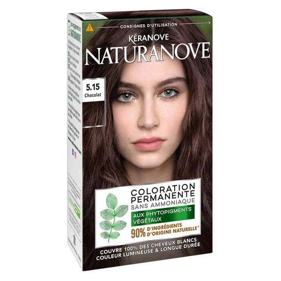 NaturaNove Permanent Hair Color Chocolate 5.15 - Rich, Vibrant Color for Luscious Locks 🍫✨