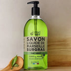 MKL GREEN NATURE - Refreshing Green Tea & Argan Oil Liquid Marseille Soap (1L) - Pure Indulgence for Your Skin 🍃🧼