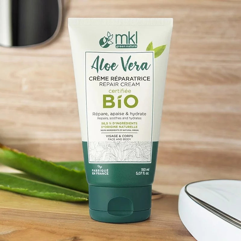 MKL GREEN NATURE - 3-in-1 Aloe Vera Repair Cream (100ml) - Revitalize & Restore Your Glow! 🌱✨