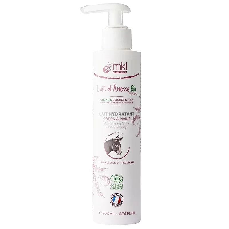 MKL GREEN NATURE - Organic Donkey Milk Hydrating Body Lotion (200ml) - Pamper Your Skin Naturally! 🌱💧