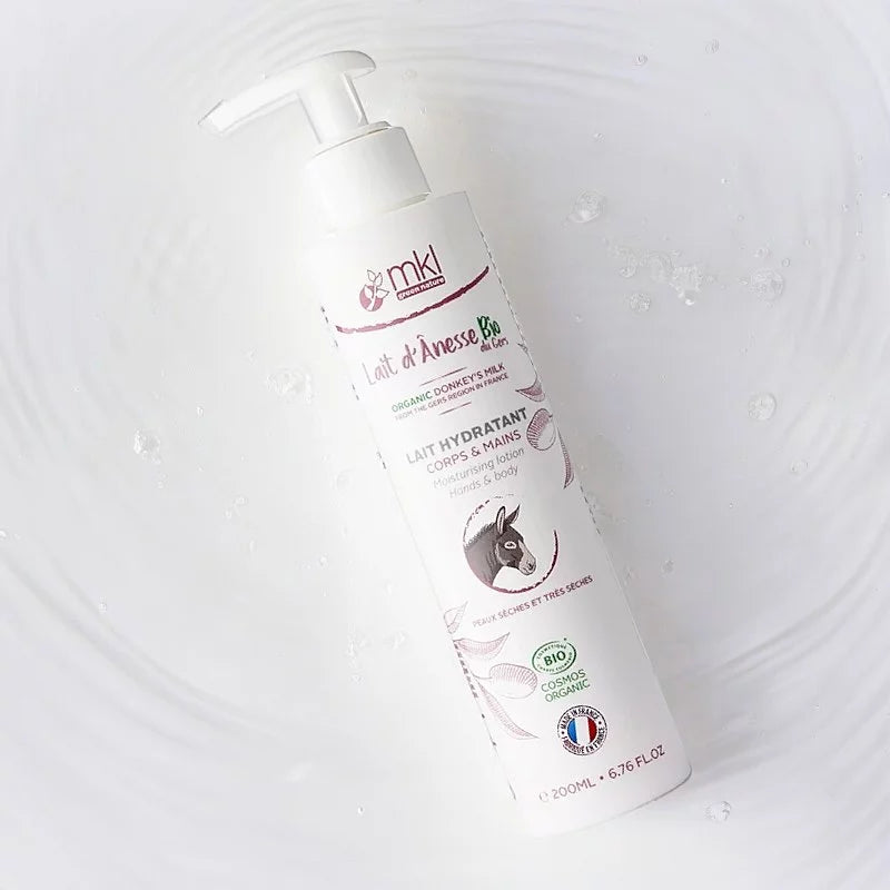 MKL GREEN NATURE - Organic Donkey Milk Hydrating Body Lotion (200ml) - Pamper Your Skin Naturally! 🌱💧