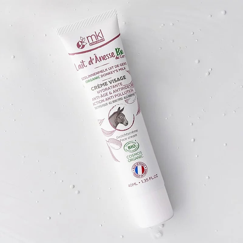 MKL GREEN NATURE - Radiant Glow Organic Donkey Milk Face Cream (40ml) - Rejuvenate Your Skin with Nature's Best 🌼💧
