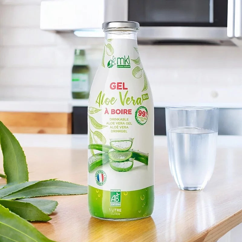 MKL GREEN NATURE - Organic Aloe Vera Drinking Gel (1L) - Refreshing Hydration for Wellness! 🌿🥤