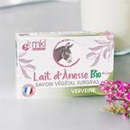 MKL GREEN NATURE - Donkey Milk Surgras Soap with Organic Verbena - Pamper Your Skin Refreshingly! 🌼✨