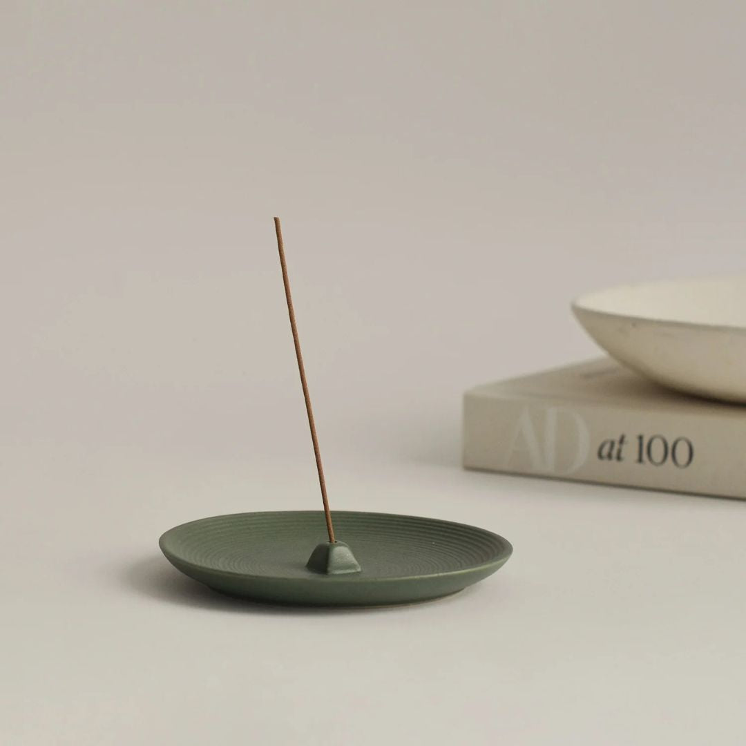 Porte-encens Céramique Vert