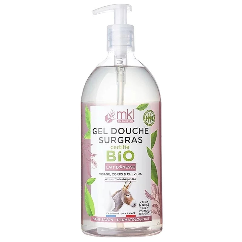 MKL GREEN NATURE - Organic Aloe Vera Shower Gel (1L) - Refreshing Moisture Boost 🌿💧