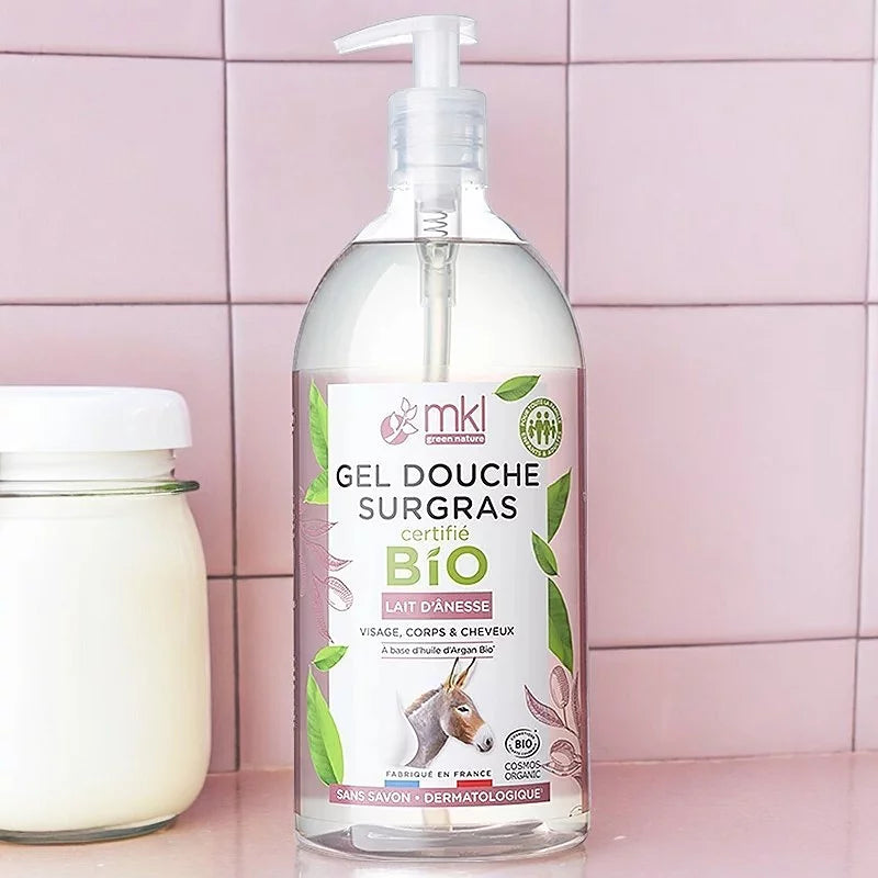 MKL GREEN NATURE - Organic Aloe Vera Shower Gel (1L) - Refreshing Moisture Boost 🌿💧