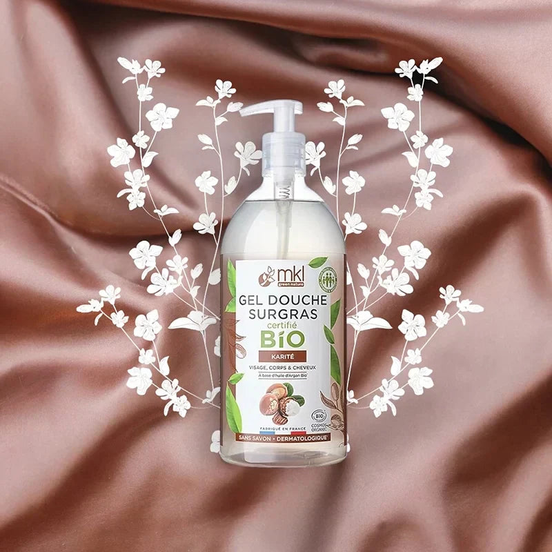 MKL GREEN NATURE - Organic Shea Butter Shower Gel (200ml) - Indulge in Nature’s Goodness! 🌱🛁