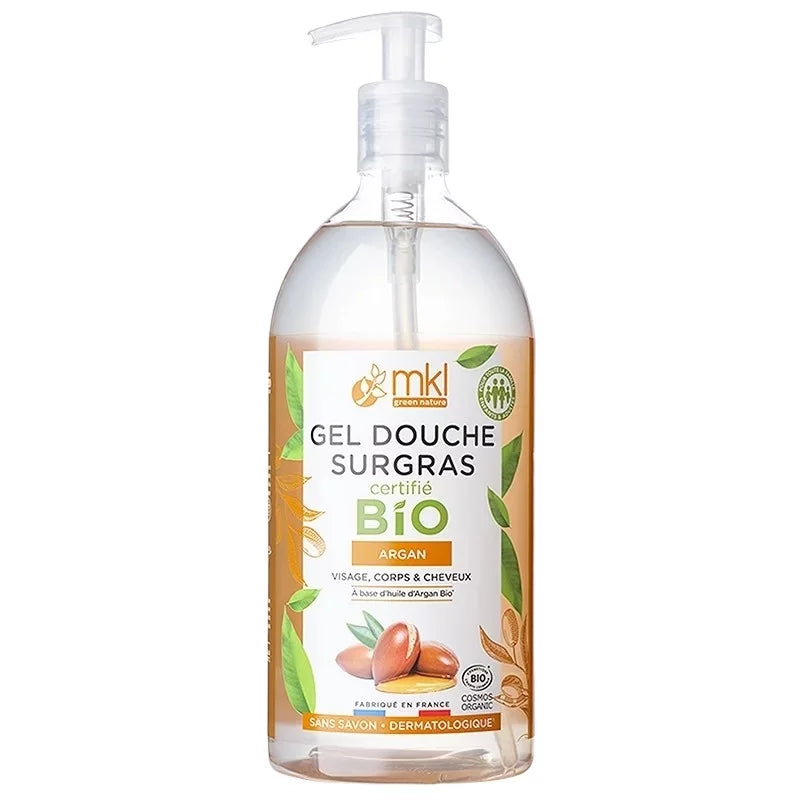 MKL GREEN NATURE - Gel Douche Green Nature à l'Huile d'Argan - Rajeunissez et vivifiez votre peau ! 💧🌱
