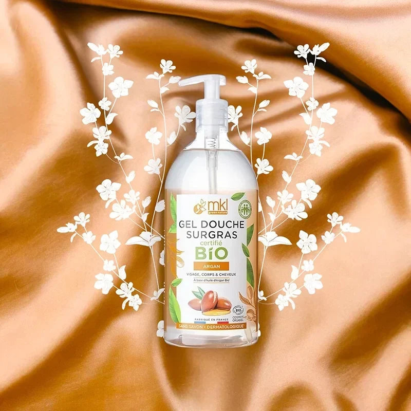 MKL GREEN NATURE - Gel Douche Green Nature à l'Huile d'Argan - Rajeunissez et vivifiez votre peau ! 💧🌱