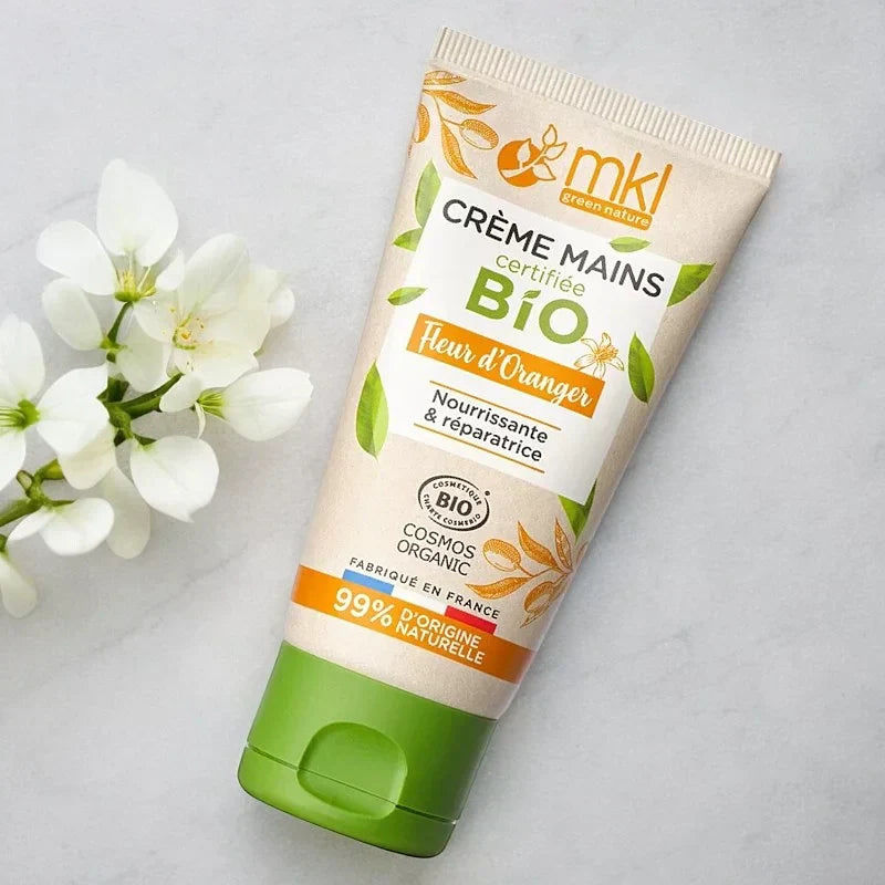 MKL GREEN NATURE - Nourishing & Repairing Hand Cream with Orange Blossom (50ml) - Infuse Your Hands with Hydration! 🌸💧