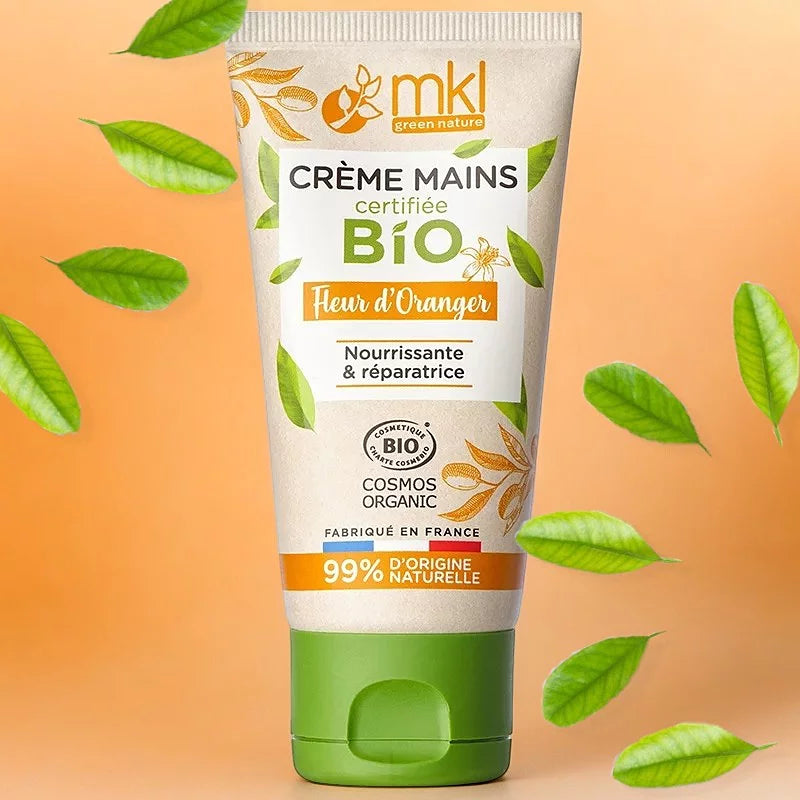 MKL GREEN NATURE - Nourishing & Repairing Hand Cream with Orange Blossom (50ml) - Infuse Your Hands with Hydration! 🌸💧