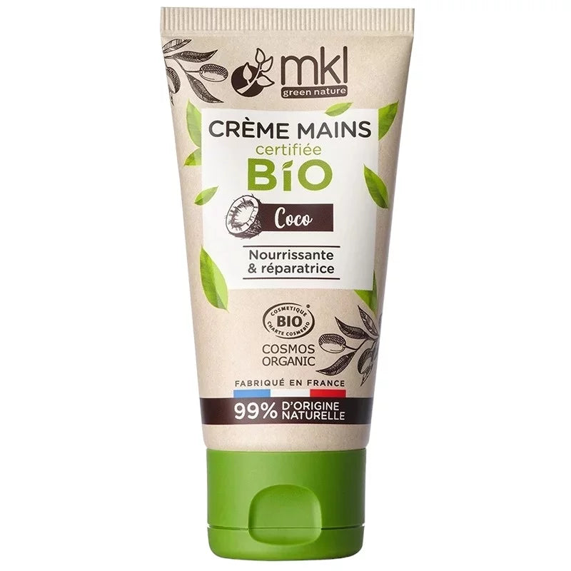 MKL GREEN NATURE - Nourishing & Repairing Hand Cream with Organic Coconut (50ml) - Pamper Your Skin! 🌴💧
