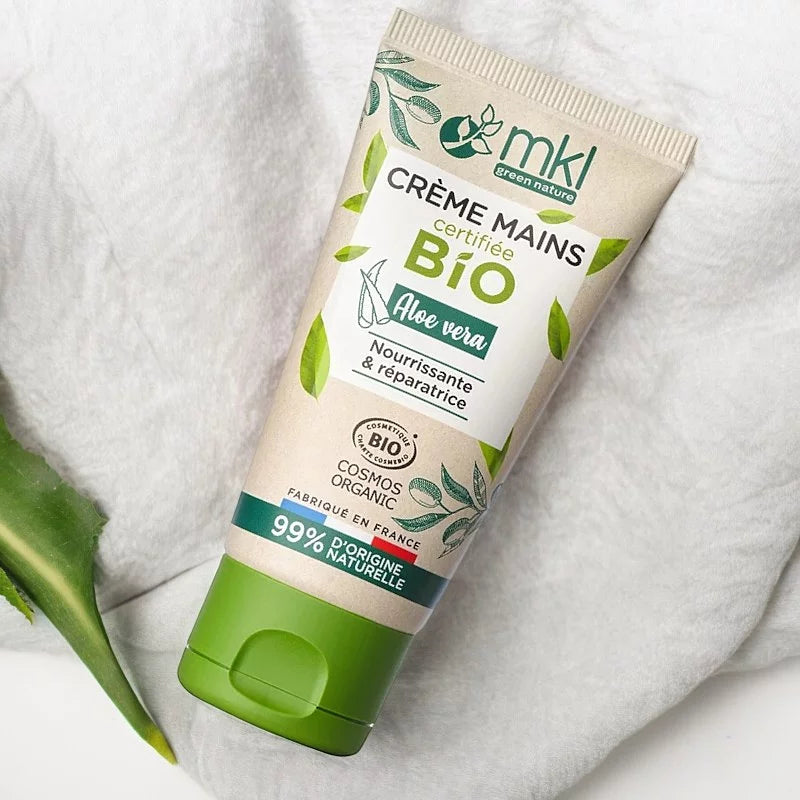 MKL GREEN NATURE - Nourishing & Repairing Hand Cream with Organic Aloe Vera (50ml) - Rejuvenate Your Skin Today! 🌱💧