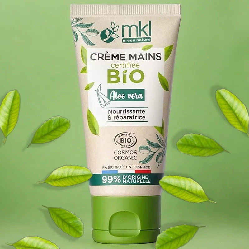 MKL GREEN NATURE - Nourishing & Repairing Hand Cream with Organic Aloe Vera (50ml) - Rejuvenate Your Skin Today! 🌱💧