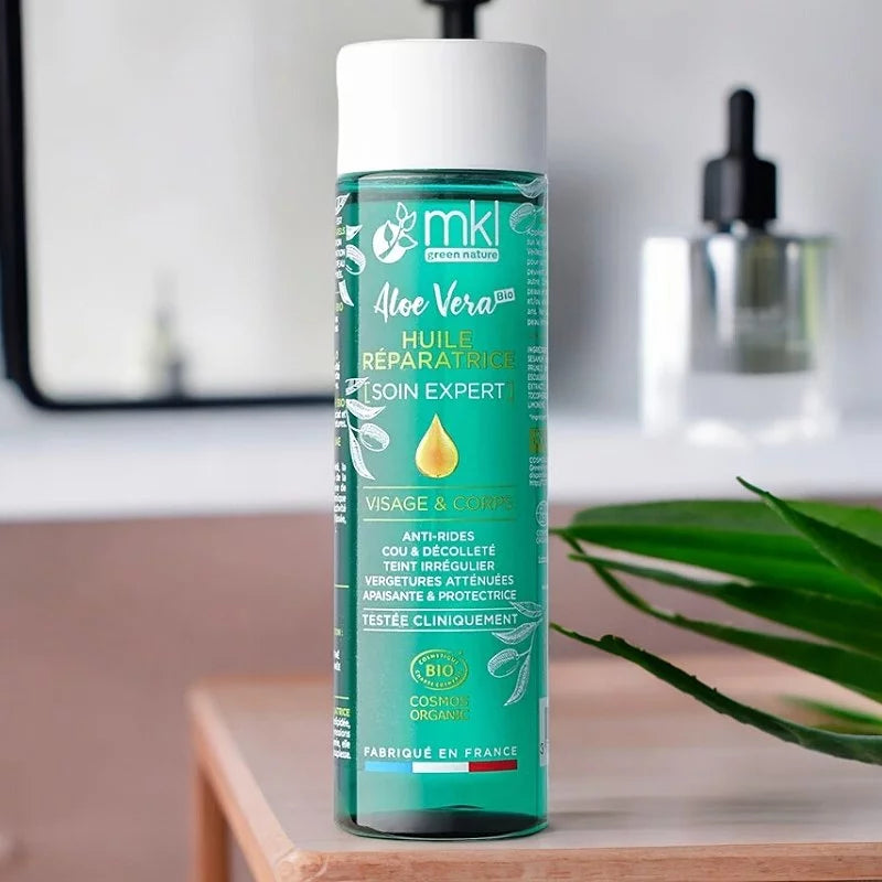 MKL GREEN NATURE - Aloe Vera Repair Oil (100ml) - Nourish & Hydrate Your Glow! 🌟🌿