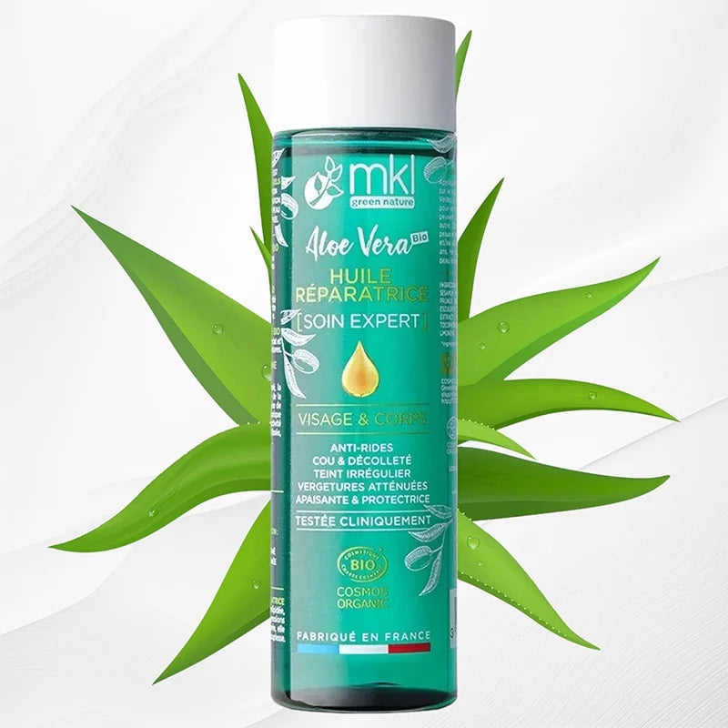 MKL GREEN NATURE - Aloe Vera Repair Oil (100ml) - Nourish & Hydrate Your Glow! 🌟🌿