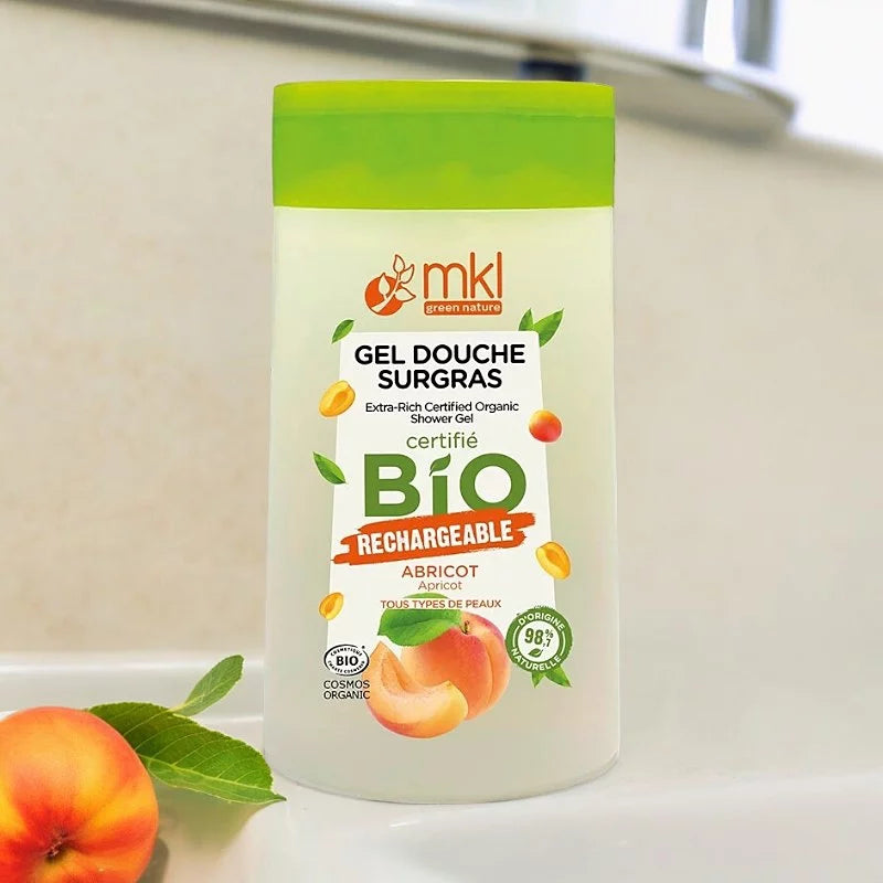MKL GREEN NATURE - Organic Apricot Oil Shower Gel - Invigorating Cleanse for Glowing Skin 🍑✨