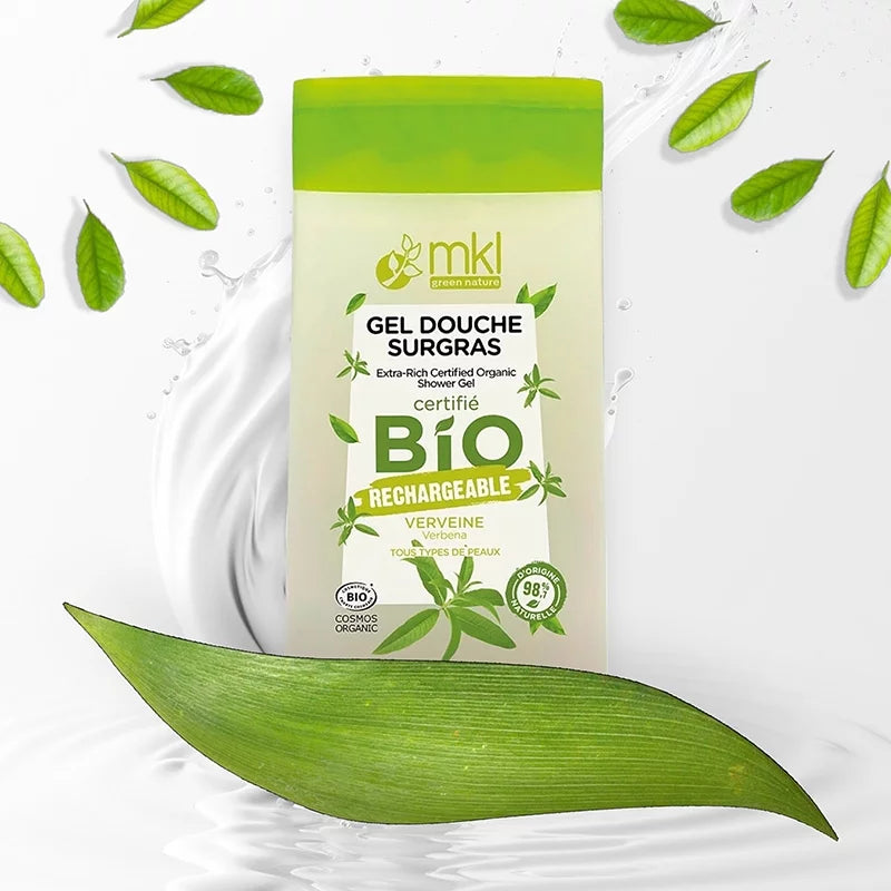 MKL GREEN NATURE - Organic Verbena Shower Gel (200ml) - Invigorate Your Daily Routine! 🌼🚿