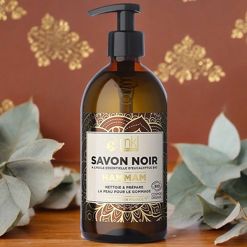 MKL GREEN NATURE - Eucalyptus Black Soap (500ml) - Cleanse & Revitalize Naturally! 🌱✨