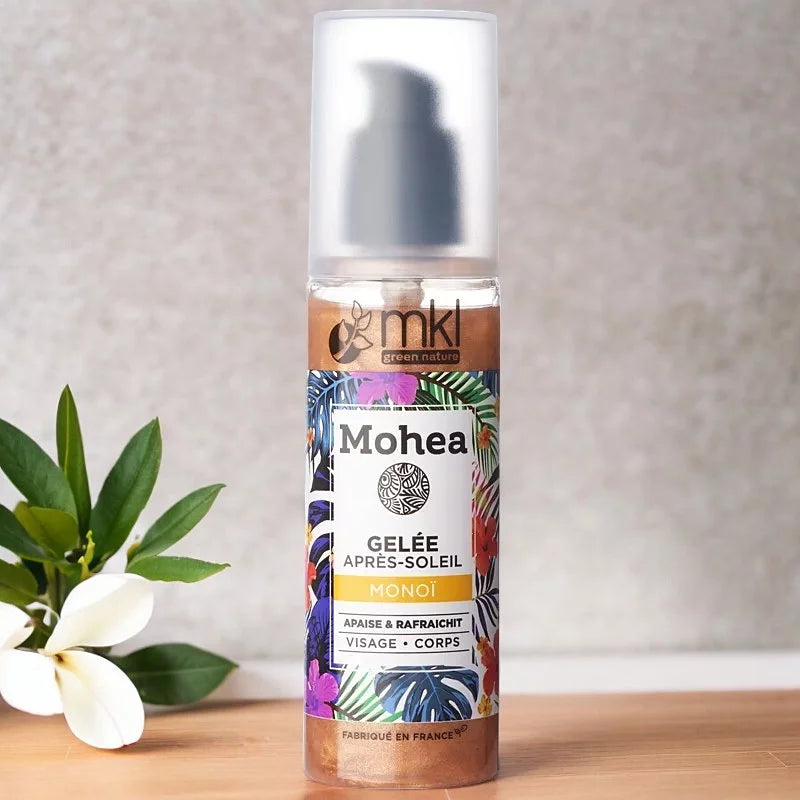 MKL GREEN NATURE - After-Sun Gel with Shimmering Gold Nacres (200ml) - Refresh & Radiate! 🌟💧