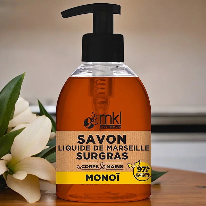 MKL GREEN NATURE - Liquid Marseille Soap with Coconut Oil – Pamper Your Skin Naturally 🌿🧼