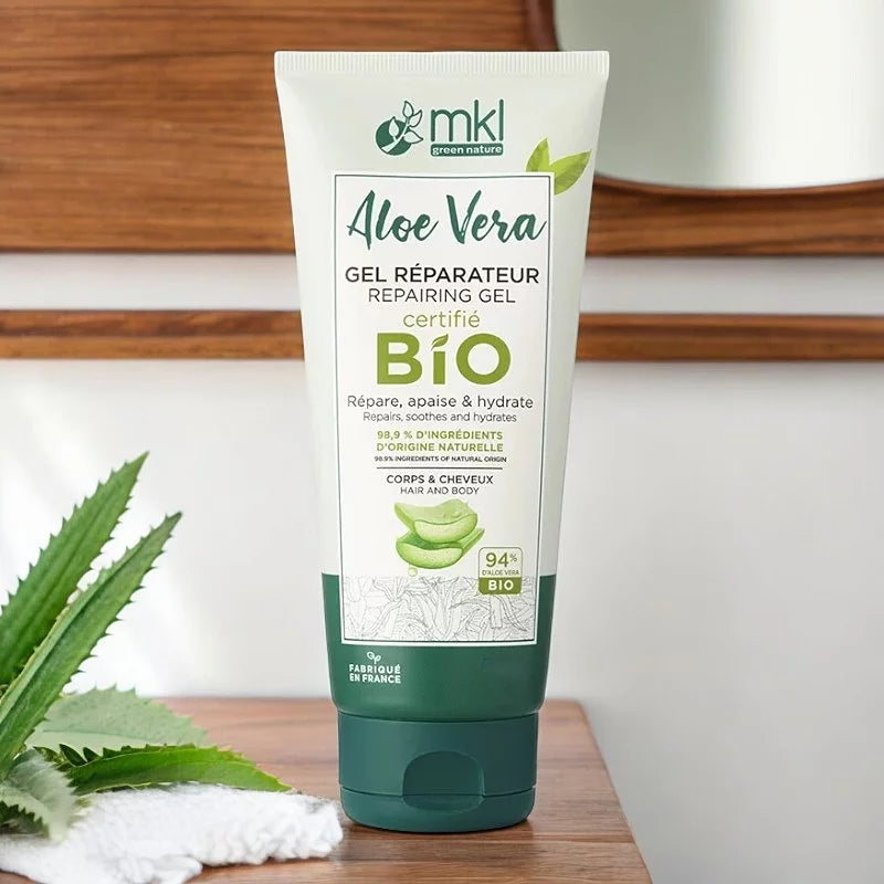 MKL GREEN NATURE - Aloe Vera Repair Gel (100ml) - Soothe & Hydrate Your Skin! 🌿✨