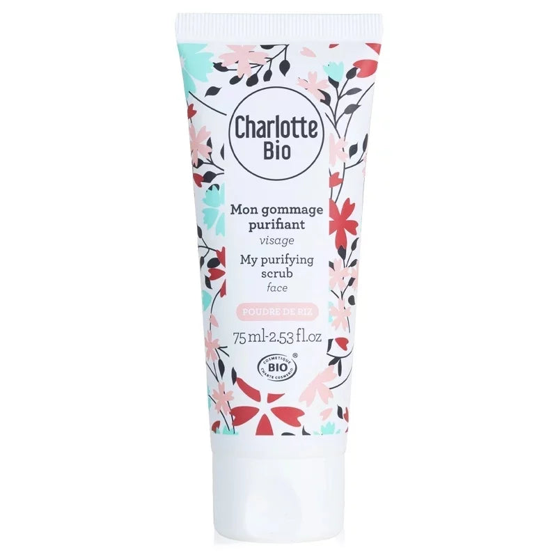 CHARLOTTE BIO - Purifying Face Scrub - Refresh Your Skin Naturally! 🌿✨