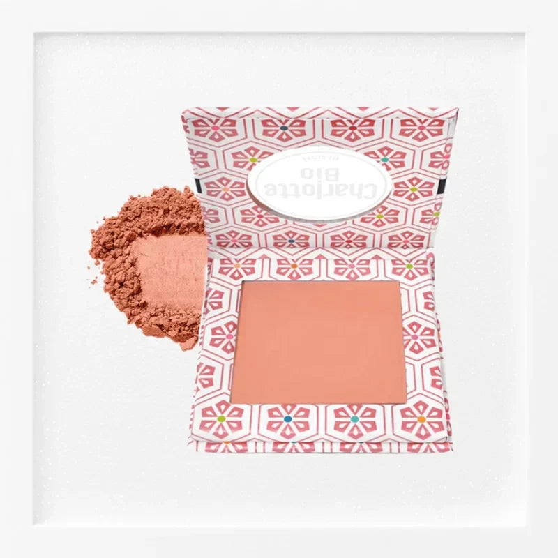 CHARLOTTE BIO - Coral Pink Powder Blush - Radiant Glow for Flawless Beauty 🌸✨