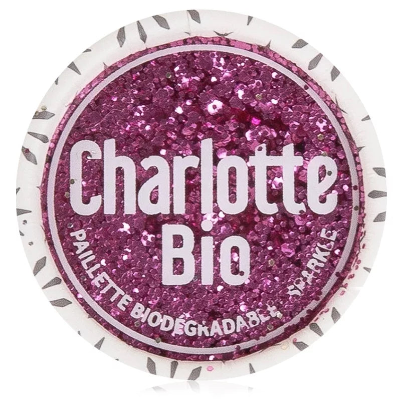 CHARLOTTE BIO - Fuchsia Glitter Sparkling - Shine Bright with Eco-Friendly Glam! ✨🌟