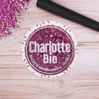 CHARLOTTE BIO - Fuchsia Glitter Sparkling - Shine Bright with Eco-Friendly Glam! ✨🌟