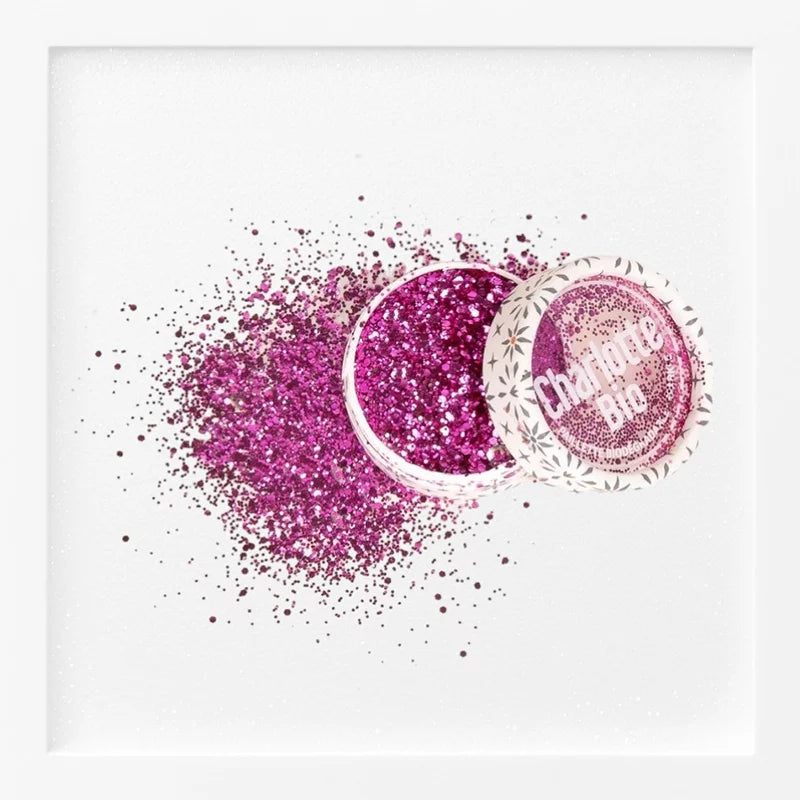 CHARLOTTE BIO - Fuchsia Glitter Sparkling - Shine Bright with Eco-Friendly Glam! ✨🌟