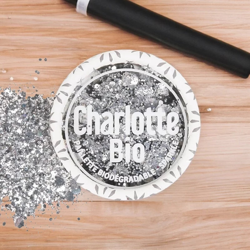 CHARLOTTE BIO - Holo Silver Glitter - Sparkle & Shine with Every Application ✨🌟