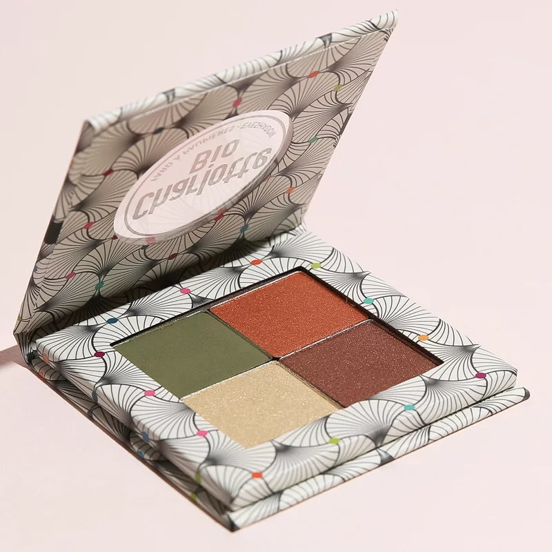 CHARLOTTE BIO - Palette Fards à Paupières Bio Végétal - Couleurs Sublimes pour une Beauté Naturelle 🌿💄