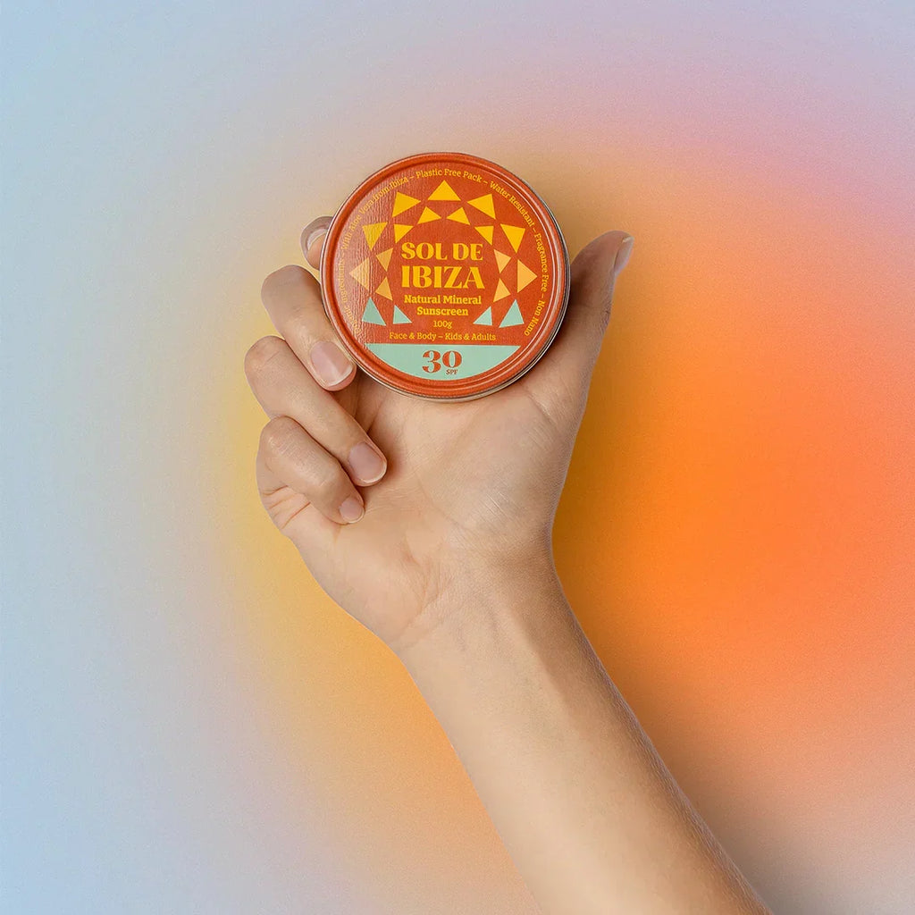 SOL DE IBIZA - Crème Solaire Minérale Quotidienne SPF 30 - Protégez Votre Peau Naturellement ! ☀️🌊