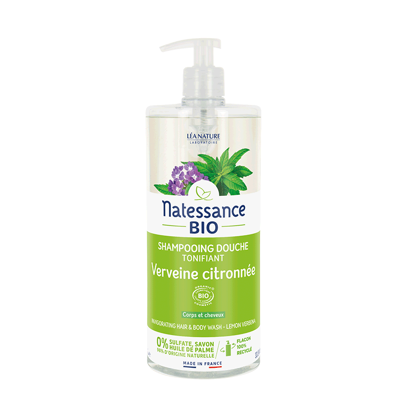 NATESSANCE - Lemon Verbena Shampoo & Body Wash - Revitalize Your Senses! 🍋✨