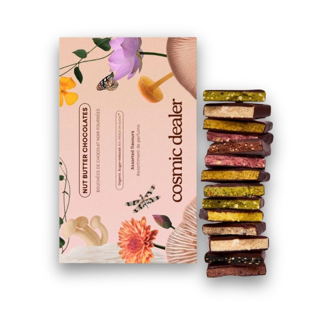 Coffret cadeau au chocolat au beurre de noix